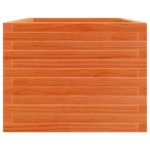 vidaXL Záhradný kvetináč voskovohnedý 90x60x46 cm masívna borovica – Obrázok 6