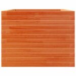 vidaXL Záhradný kvetináč voskovohnedý 110x60x46 cm masívna borovica – Obrázok 6