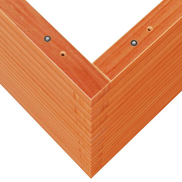 vidaXL Záhradný kvetináč voskovohnedý 110x60x68,5 cm masívna borovica – Obrázok 8