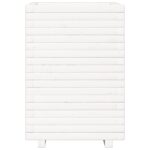 vidaXL Záhradný kvetináč biely 50x50x72 cm masívna borovica – Obrázok 5