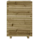 vidaXL Záhradný kvetináč 50x50x72 cm impregnovaná borovica – Obrázok 5