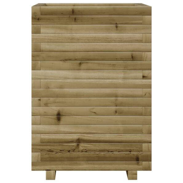 vidaXL Záhradný kvetináč 50x50x72 cm impregnovaná borovica – Obrázok 5