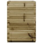 vidaXL Záhradný kvetináč 50x50x72 cm impregnovaná borovica – Obrázok 6