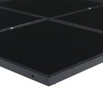 vidaXL 15-dielna záhr. jedálenská súprava s vankúšmi čierna polyratan – Obrázok 9