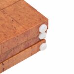 vidaXL Skladací paraván 160x170 cm, potlač mapy sveta, žltý – Obrázok 5