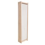 vidaXL Paraván s 5 panelmi, krémový 200x170x4 cm, látka – Obrázok 3