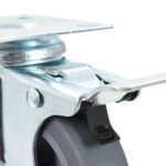 vidaXL Otočné kolieska s dvojitou brzdou 4 ks 75 mm – Obrázok 5