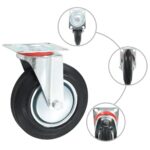 vidaXL Otočné kolieska 4 ks, 200 mm – Obrázok 2