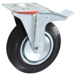 vidaXL Otočné kolieska 4 ks, 200 mm – Obrázok 5