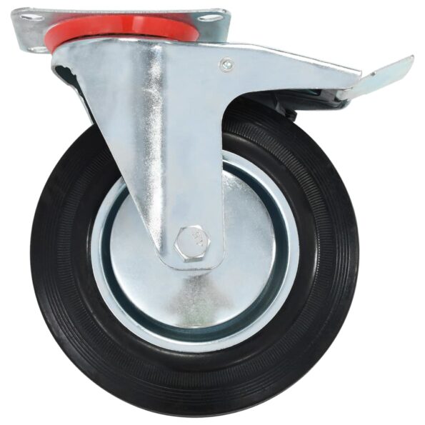 vidaXL Otočné kolieska 4 ks, 200 mm – Obrázok 6