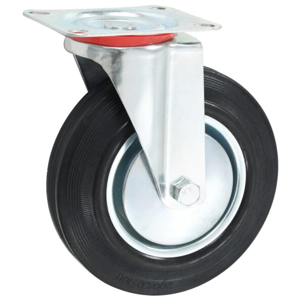 vidaXL Otočné kolieska 4 ks, 200 mm – Obrázok 7