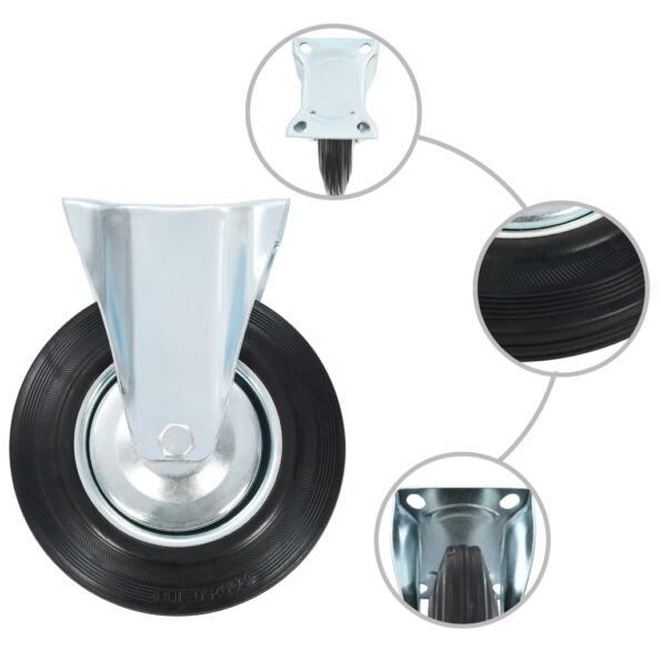 vidaXL Kolieska 4 ks, 200 mm – Obrázok 3