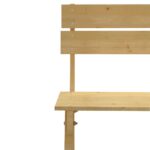 vidaXL Záhradná stolička, impregnovaná borovica – Obrázok 4