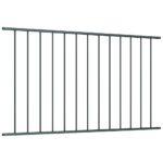 vidaXL Plotový panel, práškovaná oceľ 1,7x0,75 m, antracitový – Obrázok 2