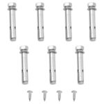 vidaXL Zaťahovacia bočná markíza na terasu 120x500 cm, červená – Obrázok 7