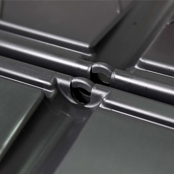 vidaXL Záhradný kompostér, čierny 68,9x68,9x83,9 cm, 360 l – Obrázok 4