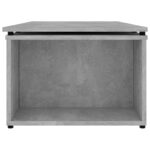 vidaXL Konferenčný stolík betónovo-sivý 150x50x35 cm drevotrieska – Obrázok 8