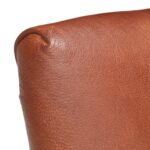 vidaXL Jedálenské stoličky 6 ks, hnedé, pravá kozia koža – Obrázok 7