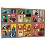 vidaXL Kolážový fotorámik na 24 fotiek (13x18 cm) bledohnedý MDF