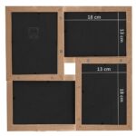 vidaXL Kolážový fotorámik na 24 fotiek (13x18 cm) bledohnedý MDF – Obrázok 7