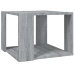 vidaXL Konferenčný stolík sivý dub sonoma 40x40x30 cm spracované drevo – Obrázok 2