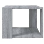 vidaXL Konferenčný stolík sivý dub sonoma 40x40x30 cm spracované drevo – Obrázok 5