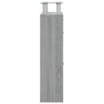 vidaXL Botník Sivý dub sonoma 63x24x104 cm spracované drevo – Obrázok 7