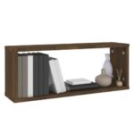 vidaXL Kockové police 4 ks hnedý dub 60x15x23 cm spracované drevo – Obrázok 7