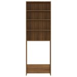 vidaXL Skrinka na práčku hnedý dub sonoma 64x24x190 cm – Obrázok 6