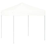 vidaXL Skladací párty stan biely 2x2 m – Obrázok 2