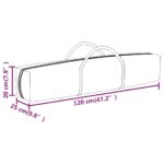 vidaXL Skladací párty stan čierny 3x6 m – Obrázok 10