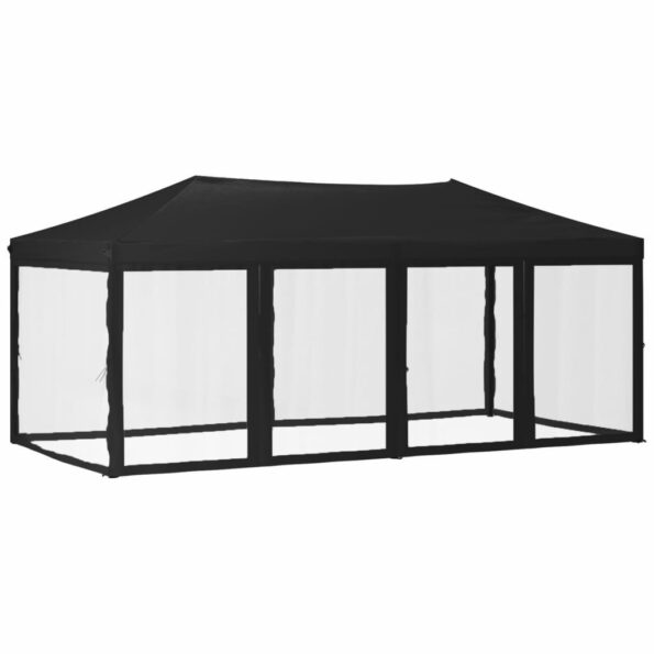 VXL8720286974872_a_en_hd_1.jpg vidaXL Skladací párty stan s bočnými stenami čierny 3x6 m – Obrázok 2