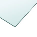 VidaXL Stolová doska priehľadná 60x60 cm tvrdené sklo – Obrázok 3