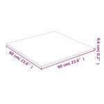 VidaXL Stolová doska priehľadná 60x60 cm tvrdené sklo – Obrázok 4