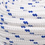 vidaXL Lodné lano biele 20 mm 25 m polypropylén – Obrázok 4