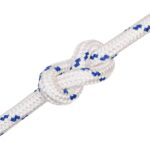 vidaXL Lodné lano biele 20 mm 25 m polypropylén – Obrázok 5