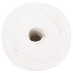 vidaXL Lodné lano biele 6 mm 50 m polypropylén – Obrázok 3