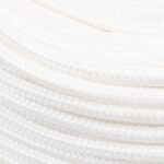 vidaXL Lodné lano biele 6 mm 50 m polypropylén – Obrázok 4
