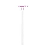 vidaXL Lodné lano biele 6 mm 50 m polypropylén – Obrázok 6