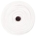 vidaXL Lodné lano biele 14 mm 50 m polypropylén – Obrázok 3