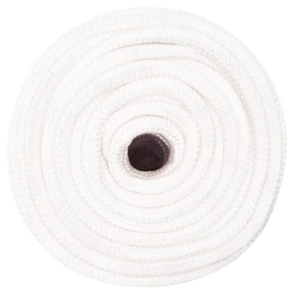 vidaXL Lodné lano biele 14 mm 50 m polypropylén – Obrázok 3
