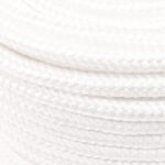 vidaXL Lodné lano biele 14 mm 50 m polypropylén – Obrázok 4