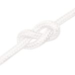 vidaXL Lodné lano biele 14 mm 50 m polypropylén – Obrázok 5