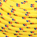 vidaXL Lodné lano žlté 8 mm 25 m polypropylén – Obrázok 4