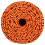 vidaXL Lodné lano oranžové 8 mm 100 m polypropylén – Obrázok 3