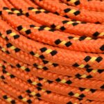 vidaXL Lodné lano oranžové 8 mm 100 m polypropylén – Obrázok 4