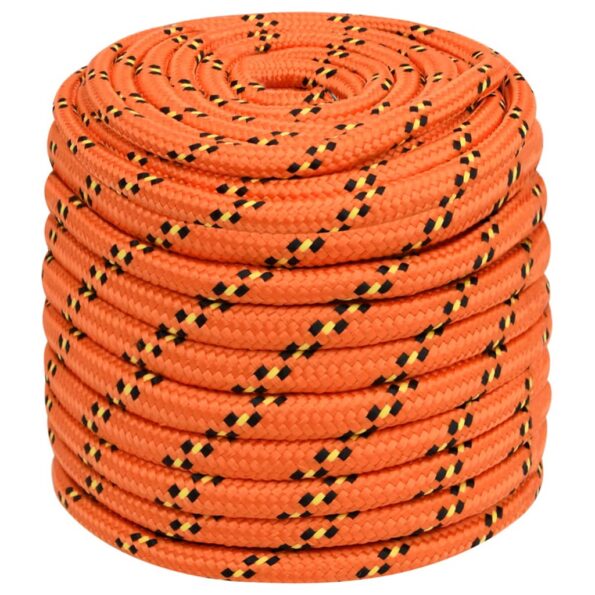vidaXL Lodné lano oranžové 16 mm 100 m polypropylén – Obrázok 2
