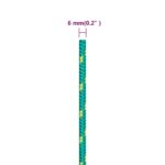 vidaXL Lodné lano zelené 6 mm 25 m polypropylén – Obrázok 6