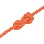 vidaXL Pracovné lano oranžové 3 mm 250 m polypropylén – Obrázok 5