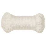 vidaXL Pracovné lano biele 6 mm 500 m polypropylén – Obrázok 3